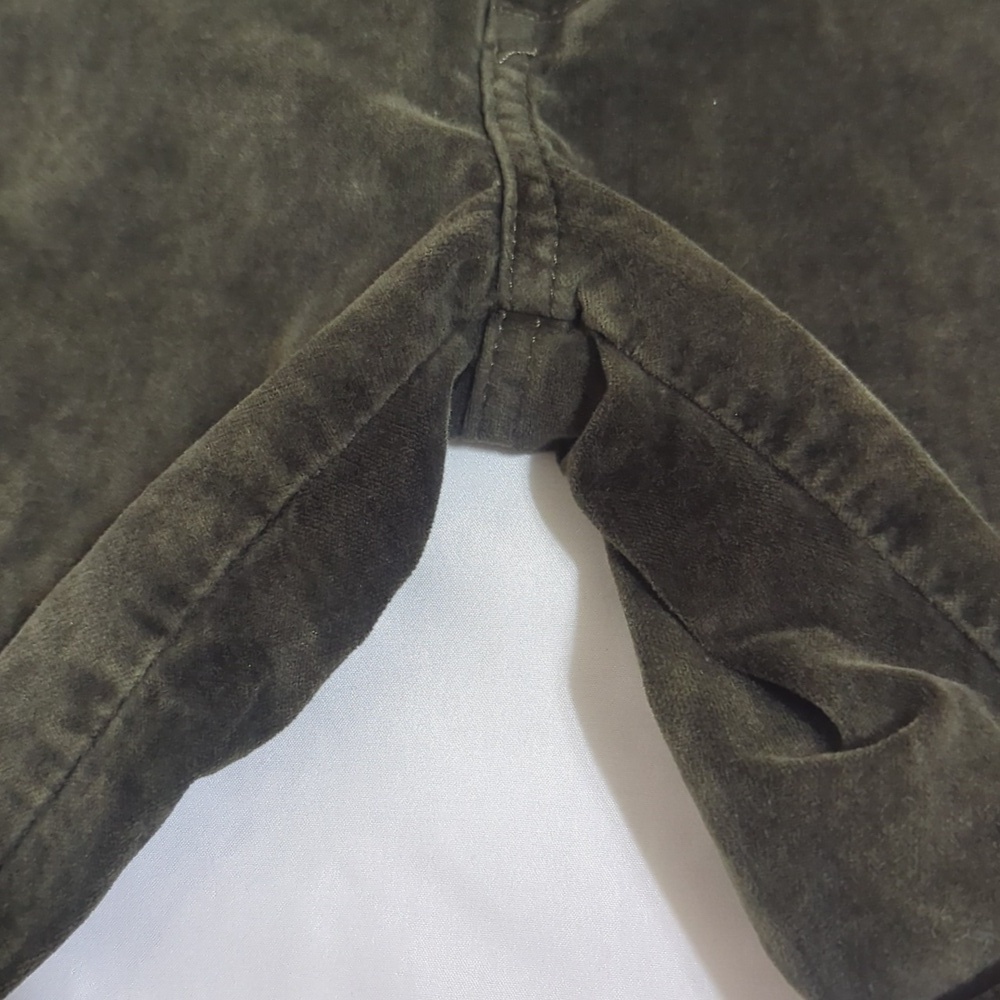Lucky Brand Brooke Legging Jean, Color Forest Green Velvet Size 2 - Picture 12 of 16